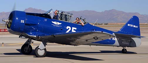 North American SNJ-5 Texan N3246G, Mesa Gateway, March 1, 2013